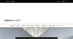 Desktop Screenshot of luxurylaunches.com